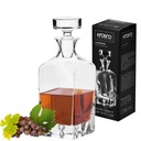 KROSNO SKLENENÁ KARAFA 750ml na WHISKY LIKÉR COGNAC VÍNA LEGENDA LIKÉR