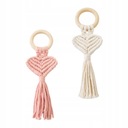 2ks Macrame Peňaženka Obrúsky Farmhouse Tkané obrúsky