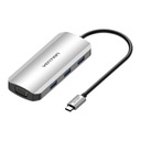 USB-C dokovacia stanica pre HDMI, VGA, 3x USB 3.0, PD 0,15m Vention