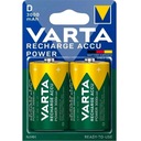 Nabíjacie batérie VARTA GERMANY R20 HR20 R2U 3000mAh dobíjacia batéria 2 ks.