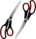 Kancelárske nožnice Grand Soft 25 cm čierne x 2