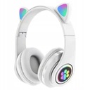 Slúchadlá pre deti bluetooth LED mačacie uši RGB