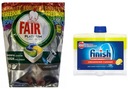 FAIRY PLATINUM kapsuly do umývačky riadu 59 ks + Finish čistiaci prostriedok do umývačky riadu