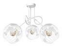 LUSTROVÉ ZÁVESNÉ STROPNÉ LAMPY GLOBUS LAMPY LUSTRE DO OBÝVAČKY BIELE LED