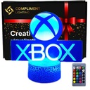 3D USB LED nočná lampa + diaľkové ovládanie Playstation Xbox