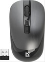 Optická bezdrôtová myš Defender Wave MM-995 RF, strieborná