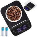 PRESNÁ KUCHYŇSKÁ VÁHA 3KG/0,1G POČÍTAČOVÉ MINÚTOVÉ HODINKY STOPKY NA PRÍPRAVU KÁVY