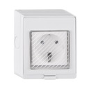 TUYA SMART Wi-Fi povrchová zásuvka IP55 316011 Goldlux (predtým Polux)