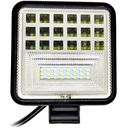 LED halogénová pracovná lampa 126W 12V traktor traktor