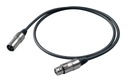 Mikrofónny kábel Proel BULK250LU1 XLR-XLR 1m