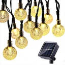 GARLAND Záhradné svietidlá SOLAR 40 LED WARM