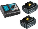 Batéria + nabíjačka Makita 2x BL1850B + DC18RC