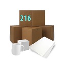 216 pohárov A+ s bezplatnou sublimáciou Cardboard Plus