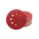 BRÚSNY KOTOÚČ NA VELCRO S OTVORMI 125mm P80 50KS