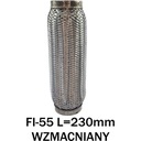 FLEXIBILNÝ KONEKTOR KONEKTOR TLUMIČA FI-55 L=230mm