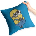MODRÝ VANKÚŠ PRE FANÚŠIKA AKO DARČEK MÓDNE VZORY MINIONS MINIONS