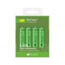 4x batérie GP ReCyko 2500mAh Ni-Mh AA R6 1,2V