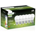 6x LED žiarovka E27 P45 BALL 10W 4000K CCD PREMIUM