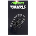 Korda Wide Gape X Micro Barbed Micro Barbed kaprové háčiky, veľkosť 10