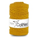 Colinea String sa preplietla pre makramu 100% bavlnu, 5 mm 100 m, horčica