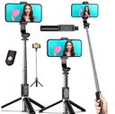 SELFIE Stick so statívom na diaľkové ovládanie Bluetooth