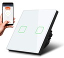 DVOJITÝ DOTYKOVÝ SKLO LED WIFI TUYA SPÍNAČ