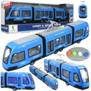 VEĽKÁ MESTSKÁ Električka TROLEJBUS OTVÁRACIE DVERE ZVUKY SVETLÁ LED pohon