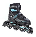 Kolieskové korčule Croxer Optima Black/Mint 35-38 Guma Abec7