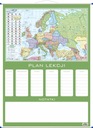 Plán lekcie na stene - politická mapa Európy