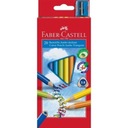 Trojuholníkové pastelky Faber-Castell Jumbo, 20 farieb