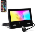 HALOGÉNOVÁ LED RGB LAMPA 35W IP66 + DIAĽK
