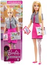 BARBIE INTERIÉROVÁ DIZAJNER BÁBIKA PROTEtická NOHA + MÔŽETE BYŤ DOPLNKY