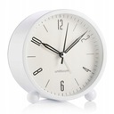 Budík Hodinky Noiseless Silent WHITE Unibloom