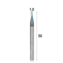 Tvrdokovová fréza VHM 4p 1mm stopka 4mm AlTiSiN 65HRC CNC