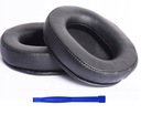NÁUŠNÉ PODLOŽKY HUBKY PRE AUDIO-TECHNICA M50x M40x NAURÁLNA KOŽA DELUXE