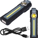 DIELENSKÁ LAMPA COB LED NABÍJACIA SVATKA 3V1 300LM HÁČKOVÝ MAGNET
