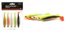 SG FAT MINNOW T-TAIL GUMA DARK WATER MIX 7,5 cm