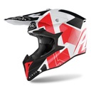 AIROH WRAAP RAZE RED GLOSS Prilba Cross Enduro off