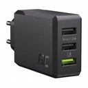 Rýchla nástenná nabíjačka GreenCell ChargeSource 3xUSB 30W QC 3.0 AFC SCP