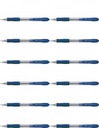Automatické guľôčkové pero PILOT SUPER GRIP BLUE x12