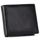 Pánska horizontálna peňaženka z eko kože Cavaldi čiernej farby