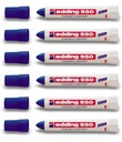 Edding 950 permanentný priemyselný popisovač v modrej paste x 6 ks
