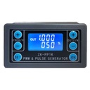 PWM regulátor 3,3V-30V 1Hz-150kHz + generátor impulzov