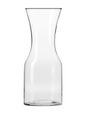 SKLENENÁ VÁZA 23CM TRANSPARENTNÝ okraj