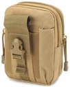 Turistická bedrová taška do pása Khaki