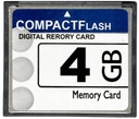 COMPACT FLASH CF PAMÄŤOVÁ KARTA 4GB COMPACTFLASH