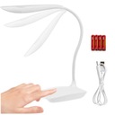 LED batériová TOUCH lampa nabíjaná USB káblom, 3 úrovne svietenia