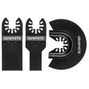 Sada 3 ks pílových listov na drevo GRAPHITE 56H070