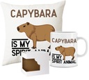 Hrnček + vankúšik CAPYBARA duchovné zvieratko