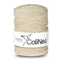 Colinea String sa prepletala pre makramu 100% bavlnu, 3 mm 200 m, zlaté vlákno